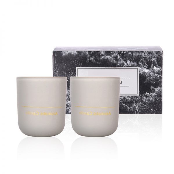 Custom Organic Aromatherapy Scented Candles Set Fo Tonka And Oud