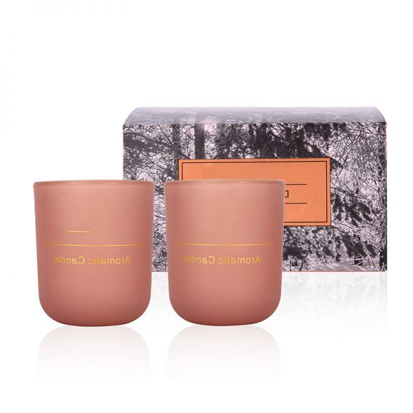 Custom Organic Aromatherapy Scented Candles Set Fo Tonka And Oud