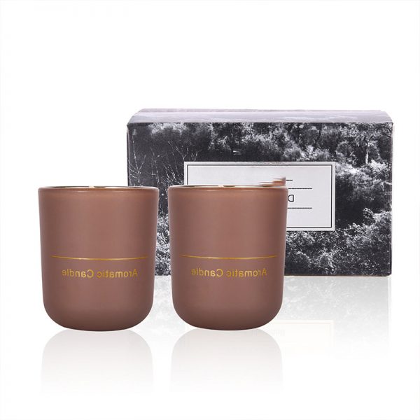 Custom Organic Aromatherapy Scented Candles Set Fo Tonka And Oud