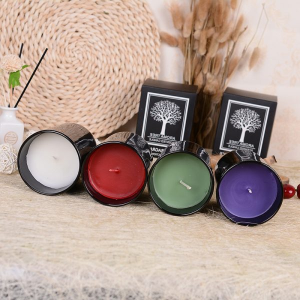 White Tea And Ginger Scent Small Candle Scented Boxes Bulk