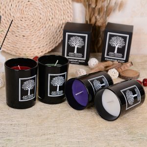 White Tea And Ginger Scent Small Candle Scented Boxes Bulk