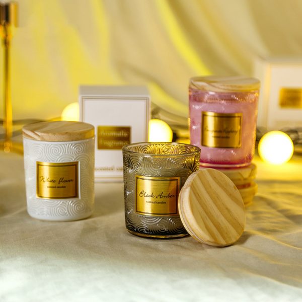 White Barn Fresh Balsam Candle Scented Candle Collered
