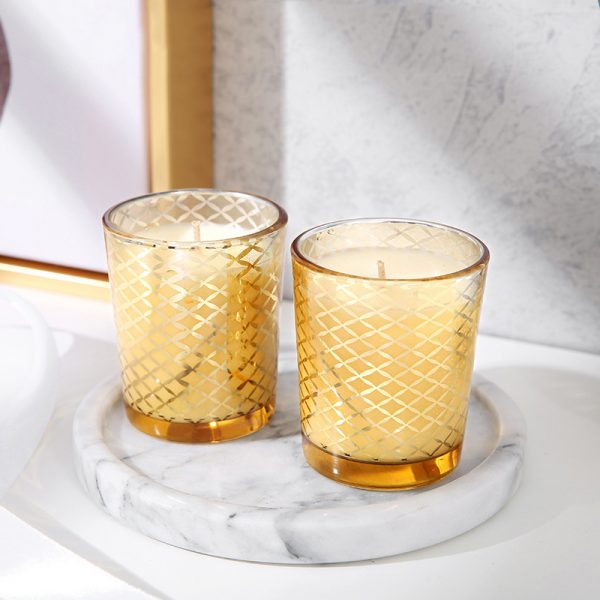 Teakwood Fragrance Oil Scented Candles Lemongrass Soy