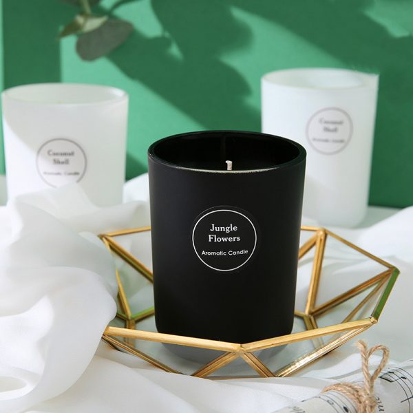 Teakwood Fragrance Oil Scented Candles Lemongrass Soy