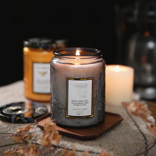 Woodwick Sandalwood Multi Color Scented Candles