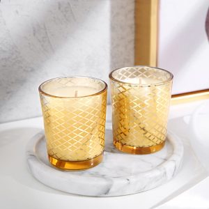 Woodwick Sandalwood Multi Color Scented Candles