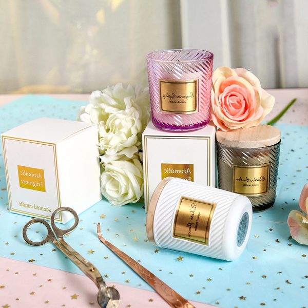 Salted Caramel Fragrance Oil Scented Candles Low Moq