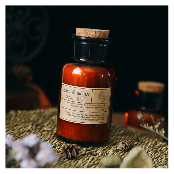 Mahogany Teakwood Fragrance Oil Pillar Candles Scented