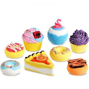 Geode Bath Bombs Bath Bomb 30G Cupcake Box Bath Bomb