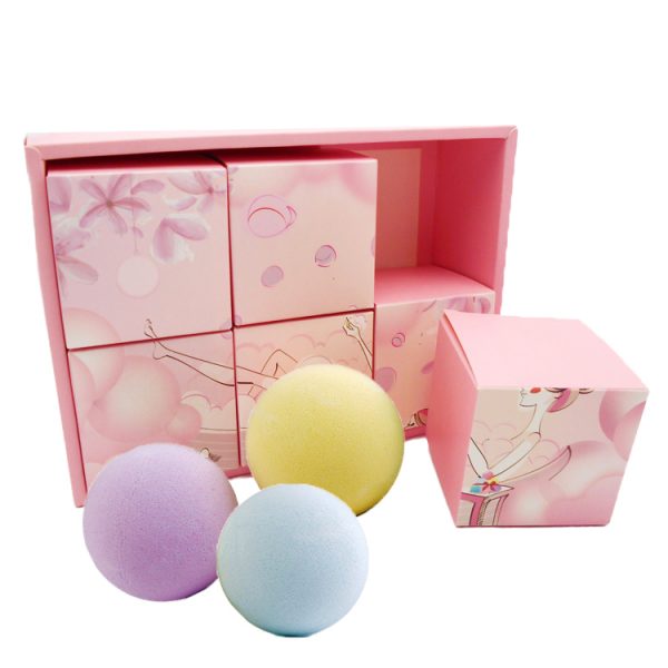 Luxury Bath Bomb Gift Set Custom Plastic Tube Bath Bomb Packing