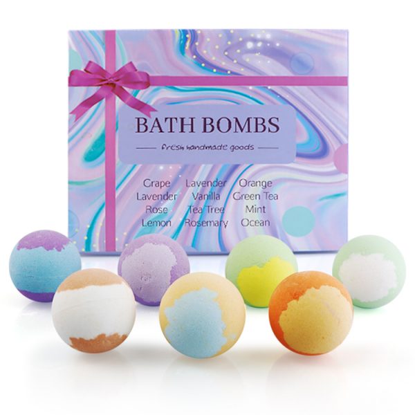 Luxury Bath Bomb Gift Set Custom Plastic Tube Bath Bomb Packing