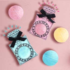Peppermint Shower Steamer Bagged Bath Bombs Emoji Bath Bombs