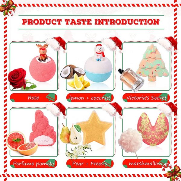 Cool Bath Bombs Bath Bomb Shower Steamer Facial Roller Scented Can