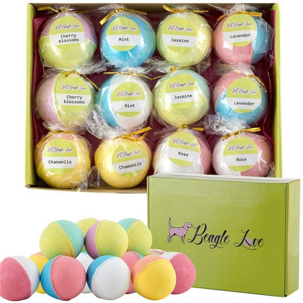 Matcha Bath Bomb Shower Bombs Gift Set Gemstone Bath Bombs