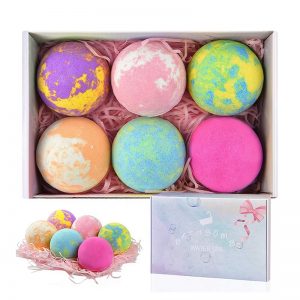 Charcoal Bath Bomb Bubble Natural Moisturizing Organic Bath Bombs