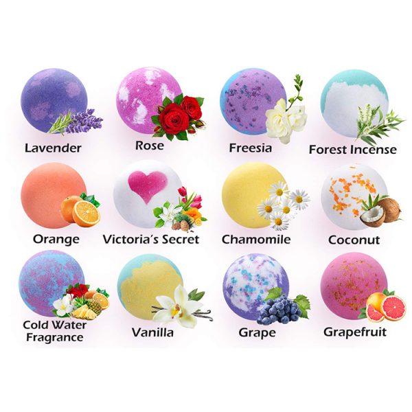 Charcoal Bath Bomb Bubble Natural Moisturizing Organic Bath Bombs