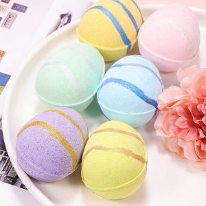 Yellow Bath Bomb Cardboard Bath Bomb Packaging Box