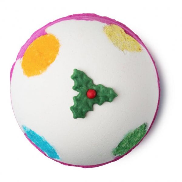 Candy Cane Bath Bomb Bath Bomb With Dry Flower