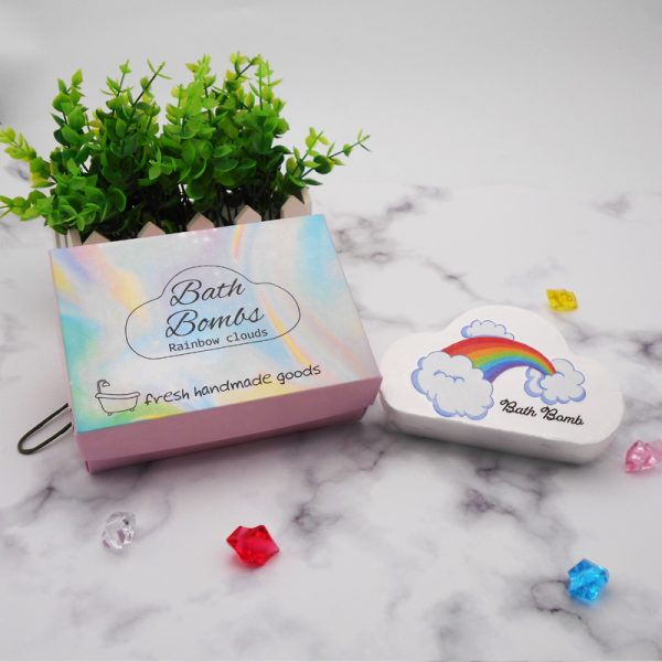 Private Label Bath Bombs Soluble Shrink Wrap Fir Bath Bomb