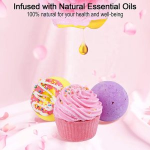Oatmeal Bath Bomb For Eczema Clamshell For Bath Bomb