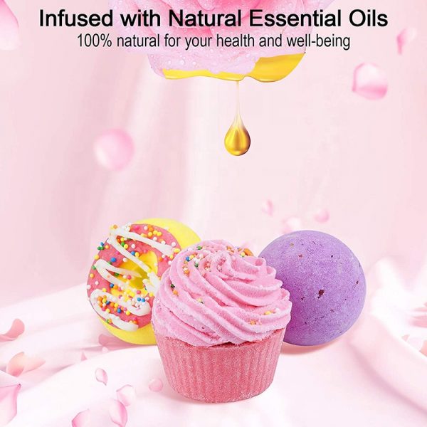 Oatmeal Bath Bomb For Eczema Clamshell For Bath Bomb