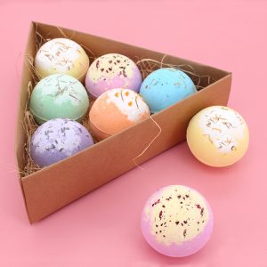 La Bomba Bath Cosmetics Rainbow Bath Fizzy White Label Bath Bombs