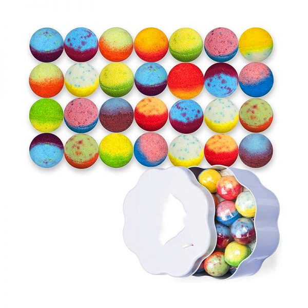 Bath Bombs Rings Inside Shower Cream