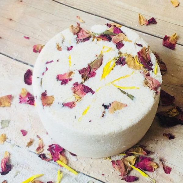Lavender Bath Salts Logo Shrink Wrap Bath Bombs