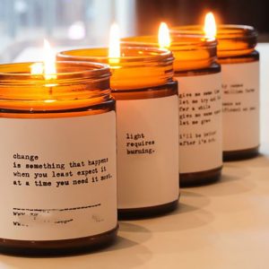 Very Big Scented Candles Ceramic Candle Rose Scent