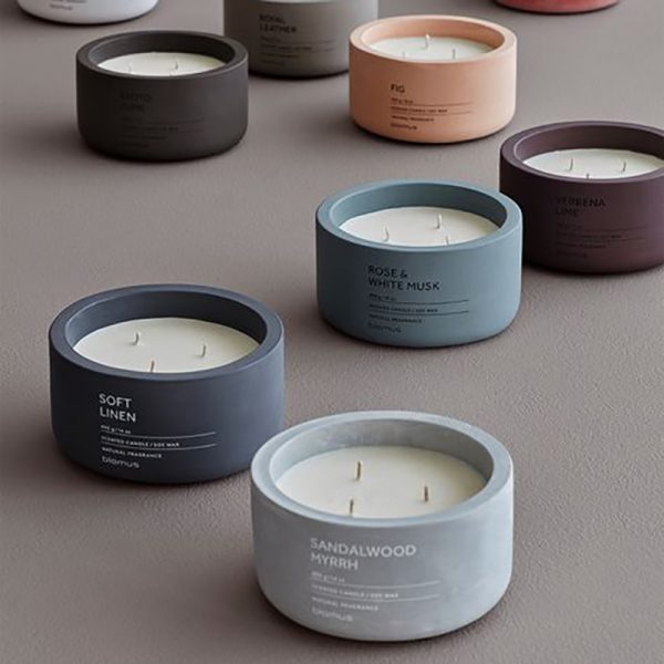 Very Big Scented Candles Ceramic Candle Rose Scent