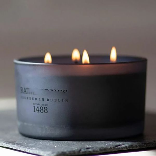 Fall Fragrance Oils Wholesale Color Sprayed Glass Scented Candle Jar