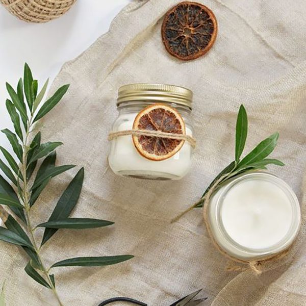 Aromatherapy Soy Wax Glass Crystal Scented Candle Scented Wax