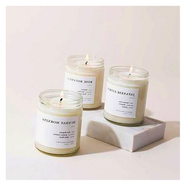 Scented Candle Salts Multi-Colored Candles Private Label Scented