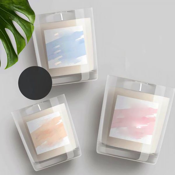 Yinuo Mirror Scented Candles Gift Set Coffee Scent Oil For Candles