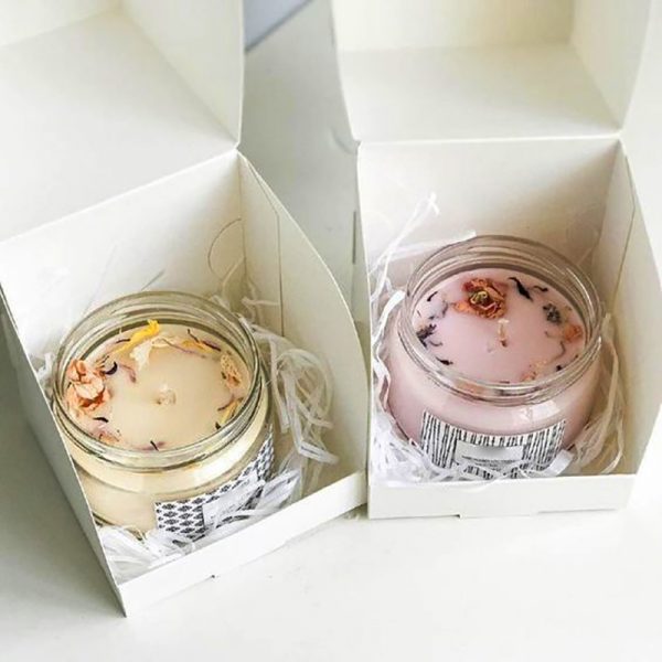 Wax Melts Box Set Scented Candles Gift Set 4 Cans Made