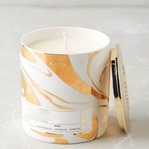 Scented Aromatherapy Candles Home Black Matte Scented Candle Jar