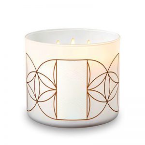 Custom Label Crystal Scented Tea Light Candles Ceramic Scented