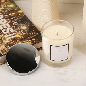 Candle Holder With Scented Candle Scented Candles Wooden Lid