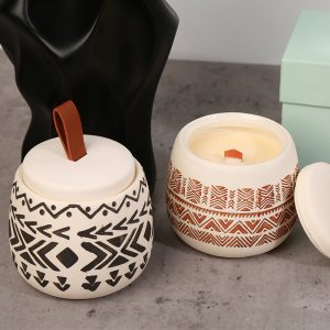 3 Wood Wick Scented Candle Aromatherapy Candle Gift