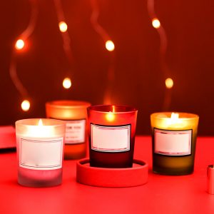 Scented Candles Gold Dried Flowers Scented Candles