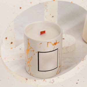 Candles Scented Vanilla With Lid Scented Candle Set Gift Box