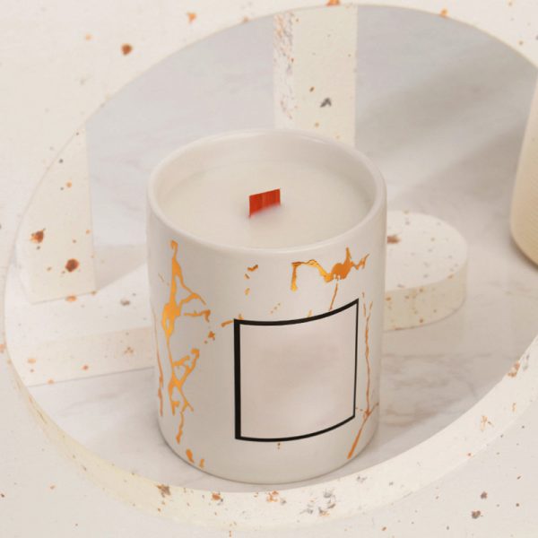 Candles Scented Vanilla With Lid Scented Candle Set Gift Box