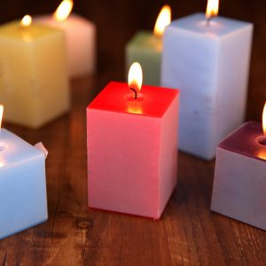 Candles Scented Luxury Wood Square Scented Candles