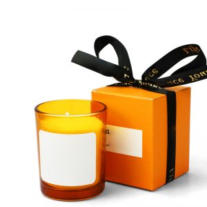 Logo Scented Candles Glass Scented Candles With A Cover Glass