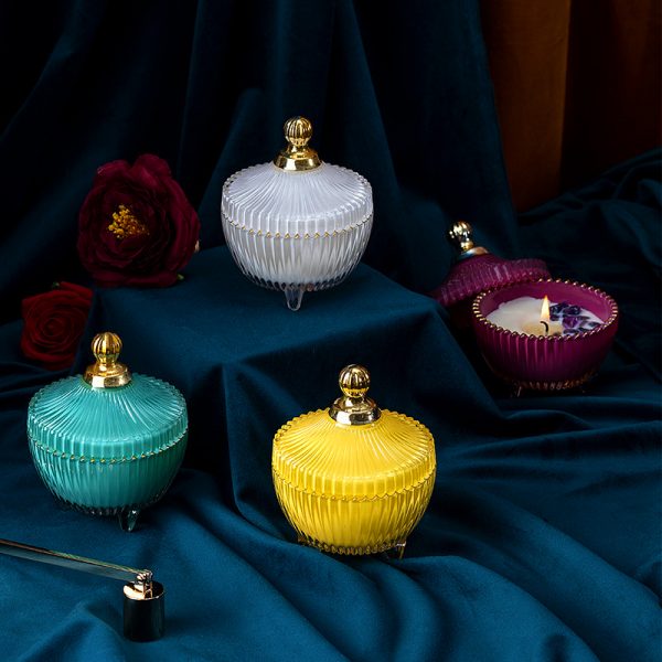 Soy Candle Fragrance Oils Wholesale Luxury Pillar Candles Scented