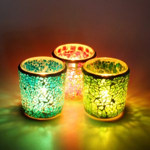 Custom Scented Candles Wholesale Crystal 7 Candles Scent