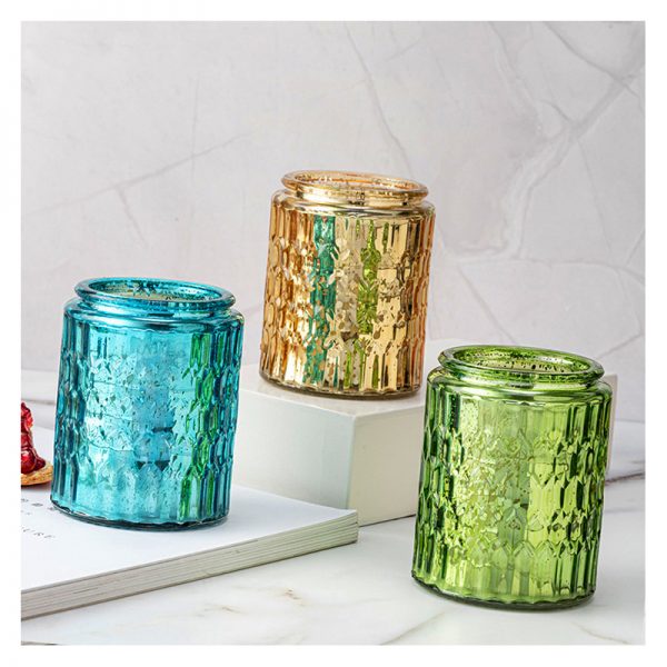 Candle Aromatherapy Box Amber Glass Jar Scented Candles
