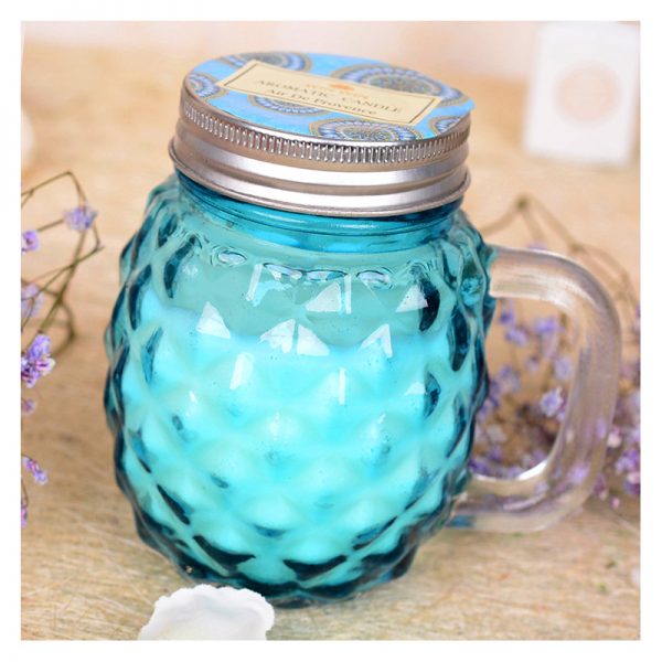 Candle Aromatherapy Box Amber Glass Jar Scented Candles