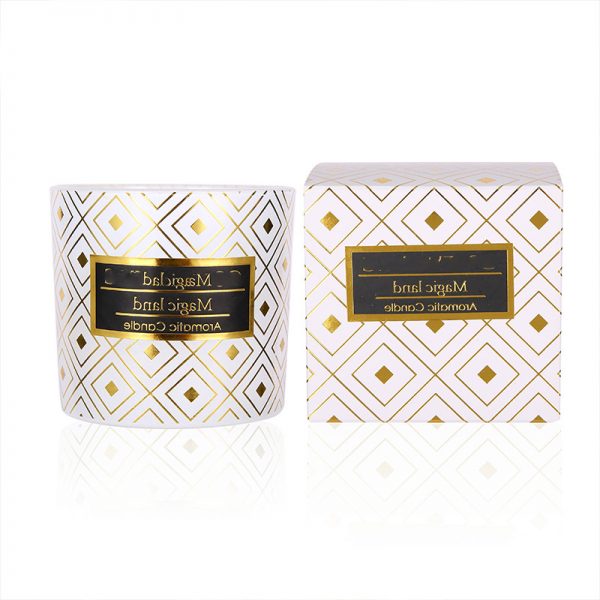 Scented Candles Custom Luxury Scented Candles Aluminum White