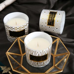 Scented Candles Custom Luxury Scented Candles Aluminum White
